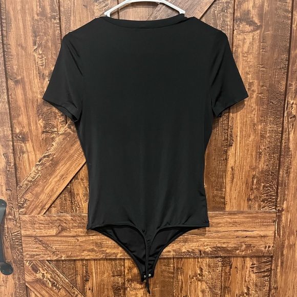 Express women's spandex black body suit one‎ piece size small - Picture 3 of 3